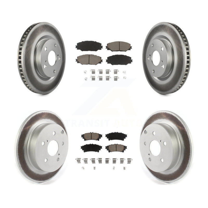 Transit Auto KGC-101138 Disc Brake Kit for 2016-2020 Toyota Mirai - Front and Rear