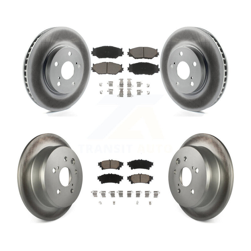 Transit Auto KGC-101140 Disc Brake Kit for 2014-2015 Lexus IS250 - Front and Rear