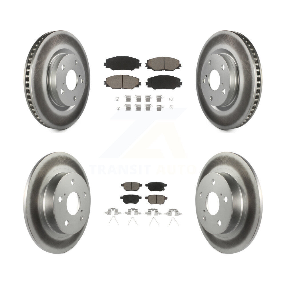 Transit Auto KGC-101141 Disc Brake Kit for 2011-2016 Scion tC - Front and Rear