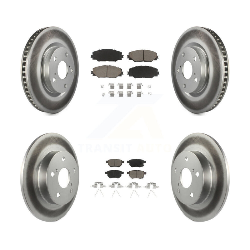 Transit Auto KGC-101141 Disc Brake Kit for 2011-2016 Scion tC - Front and Rear