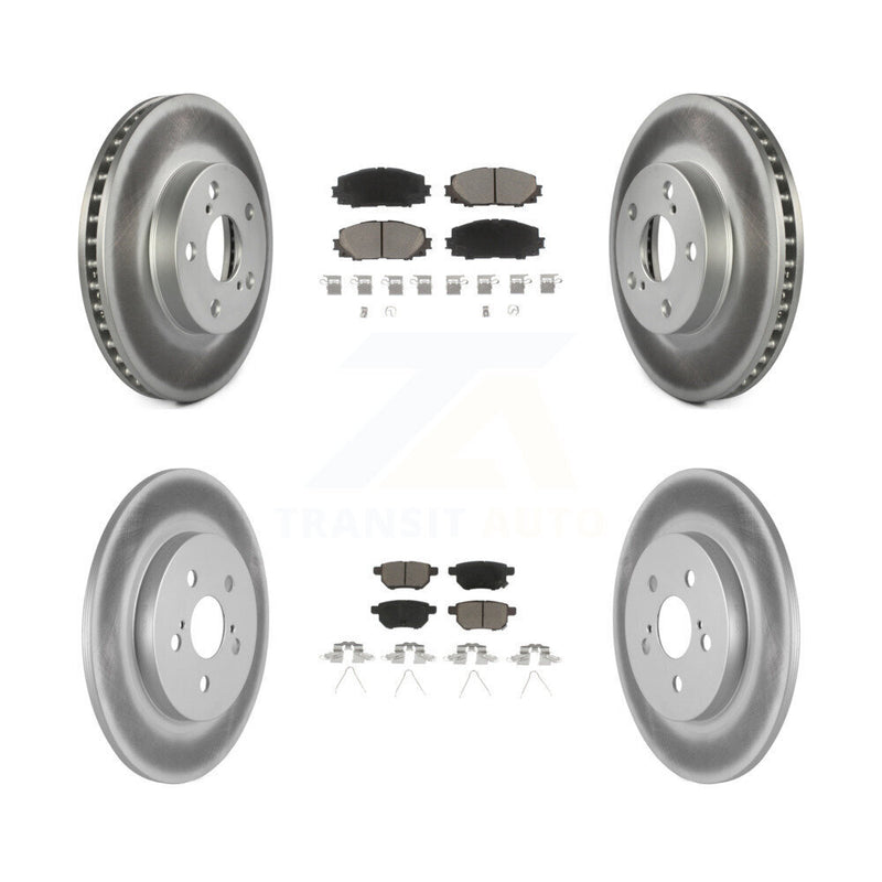 Transit Auto KGC-101144 Disc Brake Kit for 2011-2017 Lexus CT200h - Front and Rear
