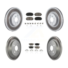 Transit Auto KGC-101146 Disc Brake Kit for 2012-2018 Toyota Yaris - Front and Rear
