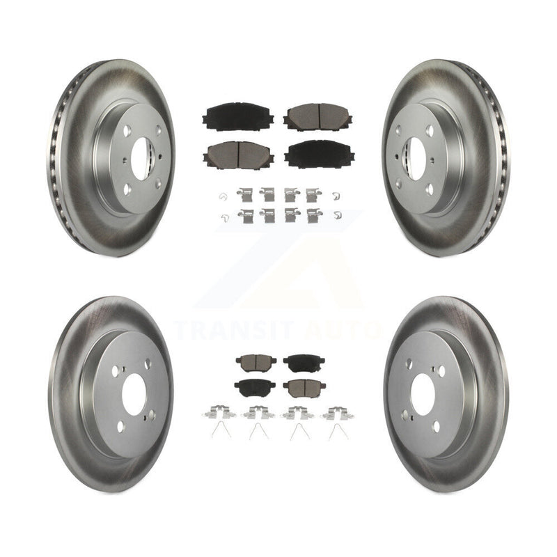 Transit Auto KGC-101147 Disc Brake Kit for 2012-2013 Toyota Yaris - Front and Rear
