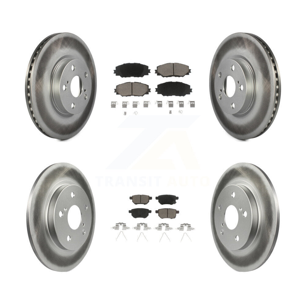 Transit Auto KGC-101148 Disc Brake Kit for 2014 Toyota Matrix - Front and Rear