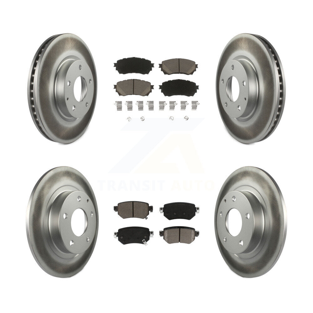 Transit Auto KGC-101154 Disc Brake Kit for 2016-2018 Mazda 6 - Front and Rear