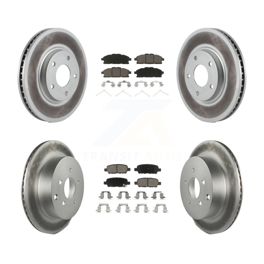 Transit Auto KGC-101155 Disc Brake Kit for 2011-2017 Nissan Quest - Front and Rear