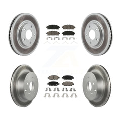 Transit Auto KGC-101155 Disc Brake Kit for 2011-2017 Nissan Quest - Front and Rear