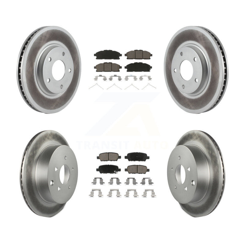 Transit Auto KGC-101155 Disc Brake Kit for 2011-2017 Nissan Quest - Front and Rear