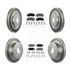 Transit Auto KGC-101157 Disc Brake Kit for 2014-2019 Nissan Rogue - Front and Rear