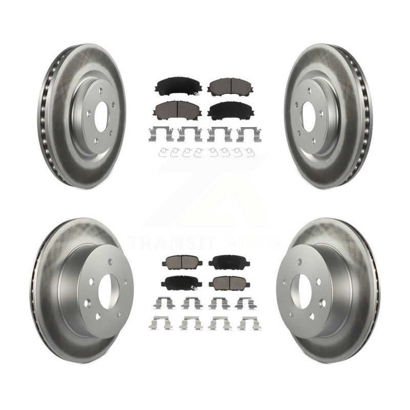 Transit Auto KGC-101157 Disc Brake Kit for 2014-2019 Nissan Rogue - Front and Rear