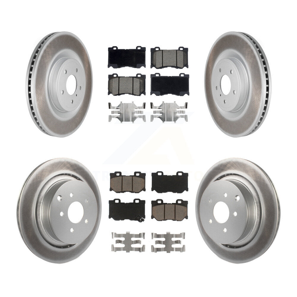 Transit Auto KGC-101159 Disc Brake Kit for 2009-2013 INFINITI FX50 - Front and Rear