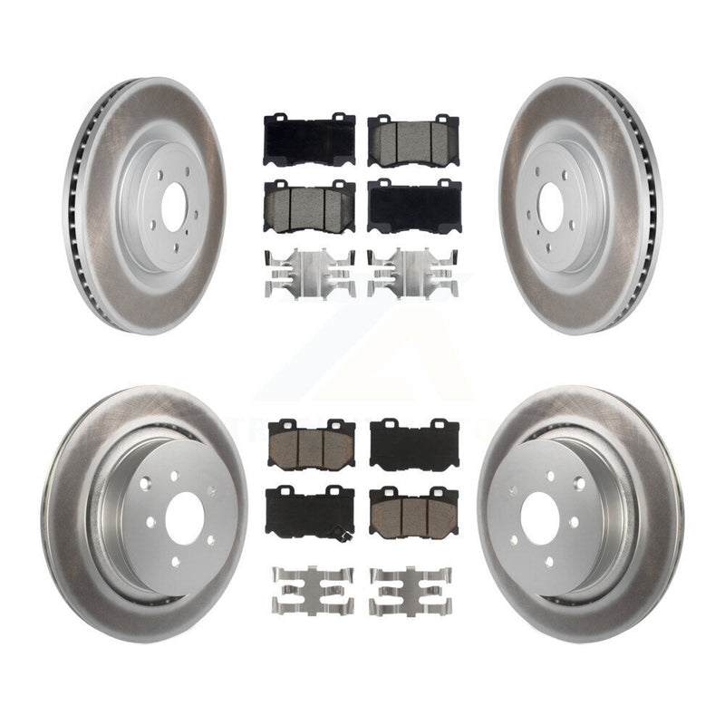 Transit Auto KGC-101159 Disc Brake Kit for 2009-2013 INFINITI FX50 - Front and Rear