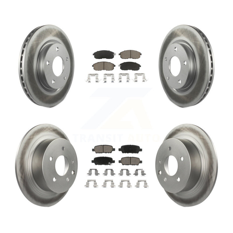 Transit Auto KGC-101160 Disc Brake Kit for 2013-2019 Nissan Sentra - Front and Rear