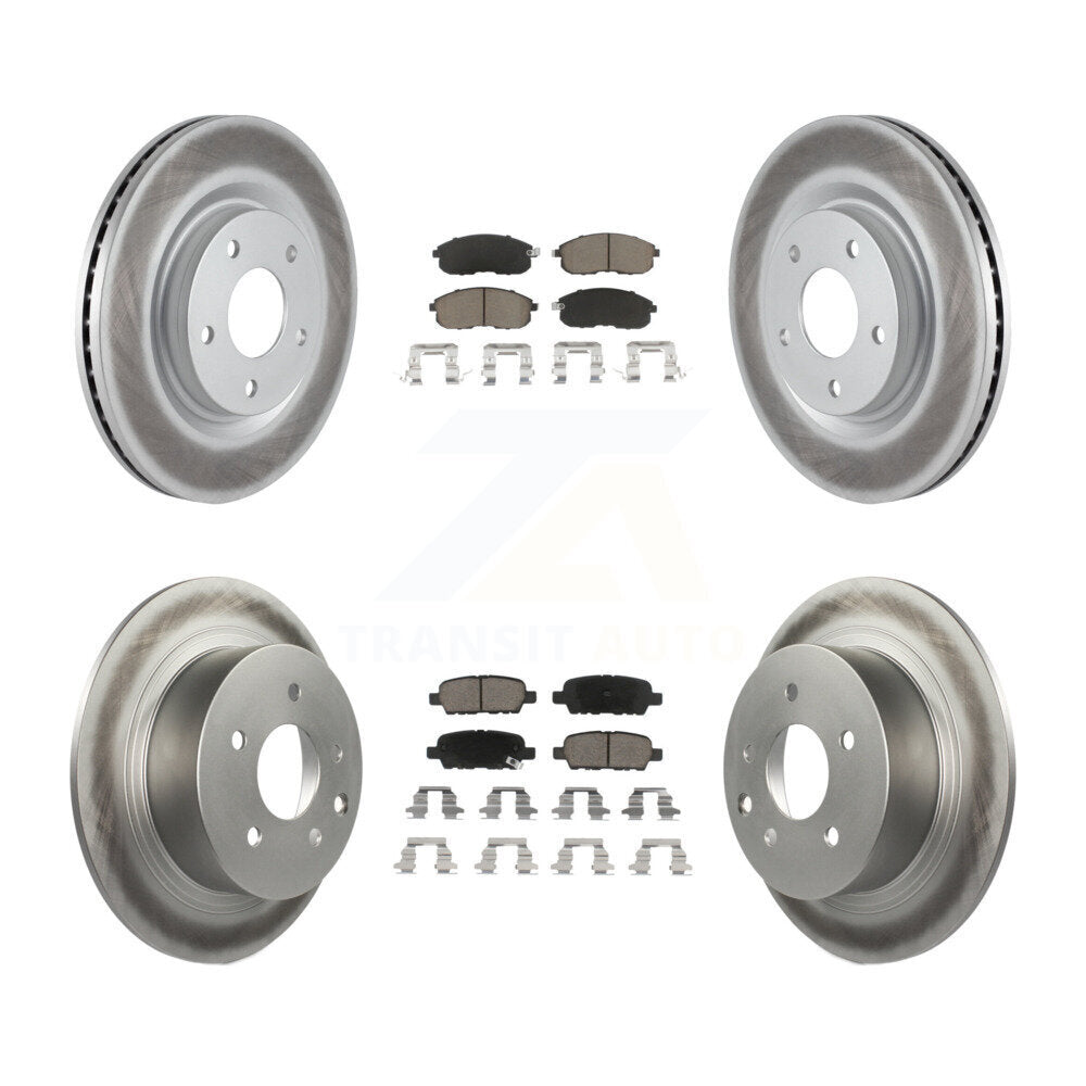 Transit Auto KGC-101161 Disc Brake Kit for 2011-2019 Nissan Juke, Nissan Sentra - Front and Rear
