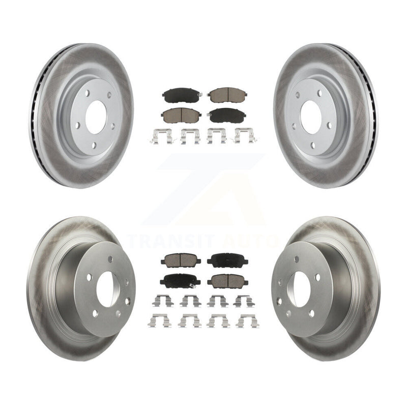 Transit Auto KGC-101161 Disc Brake Kit for 2011-2019 Nissan Juke, Nissan Sentra - Front and Rear