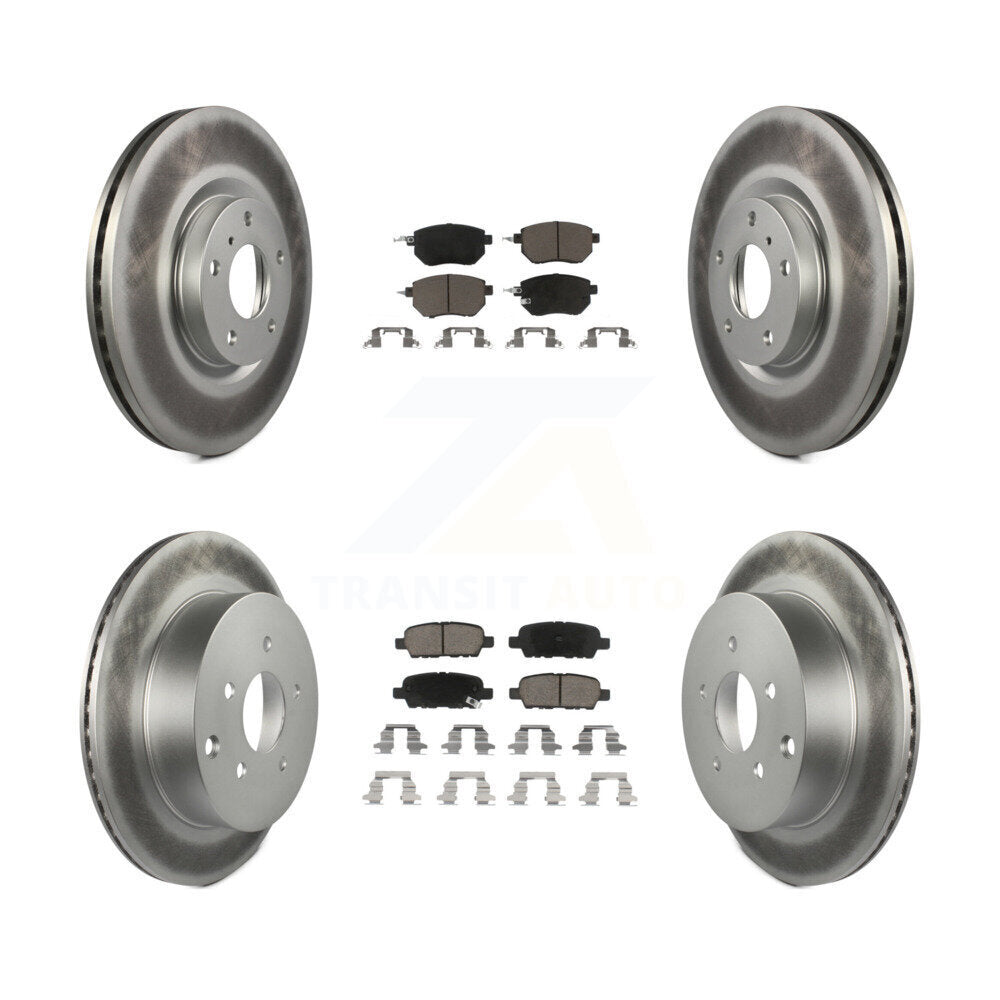 Transit Auto KGC-101162 Disc Brake Kit for 2005-2012 Nissan Murano - Front and Rear