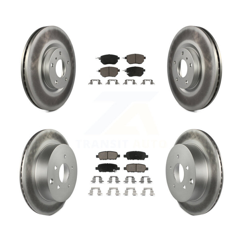 Transit Auto KGC-101162 Disc Brake Kit for 2005-2012 Nissan Murano - Front and Rear