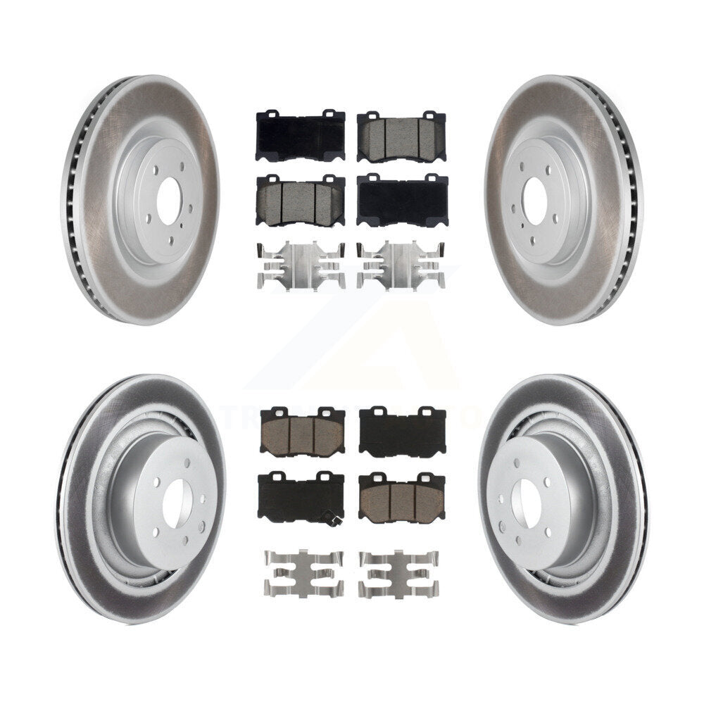Transit Auto KGC-101163 Disc Brake Kit for 2009-2013 INFINITI G37 - Front and Rear