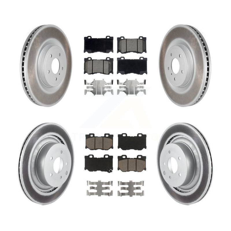 Transit Auto KGC-101163 Disc Brake Kit for 2009-2013 INFINITI G37 - Front and Rear