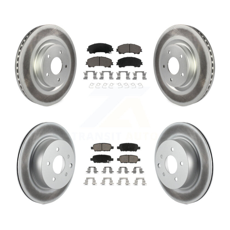 Transit Auto KGC-101167 Disc Brake Kit for 2016-2017 INFINITI QX50 - Front and Rear