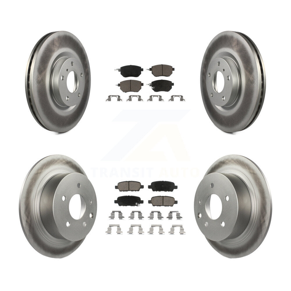 Transit Auto KGC-101168 Disc Brake Kit for 2005-2008 Nissan Altima, Nissan Maxima - Front and Rear