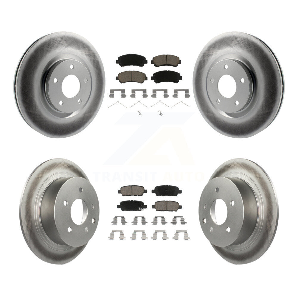 Transit Auto KGC-101169 Disc Brake Kit for 2007-2012 Nissan Sentra - Front and Rear