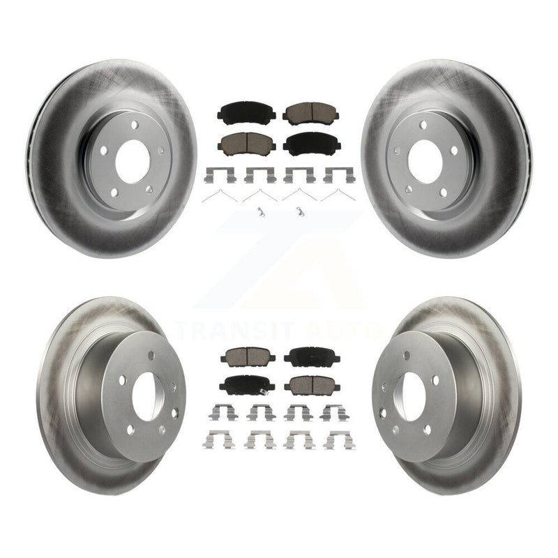 Transit Auto KGC-101169 Disc Brake Kit for 2007-2012 Nissan Sentra - Front and Rear