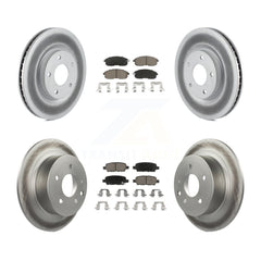 Transit Auto KGC-101170 Disc Brake Kit for 2007-2012 Nissan Sentra - Front and Rear