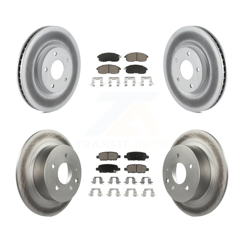 Transit Auto KGC-101170 Disc Brake Kit for 2007-2012 Nissan Sentra - Front and Rear