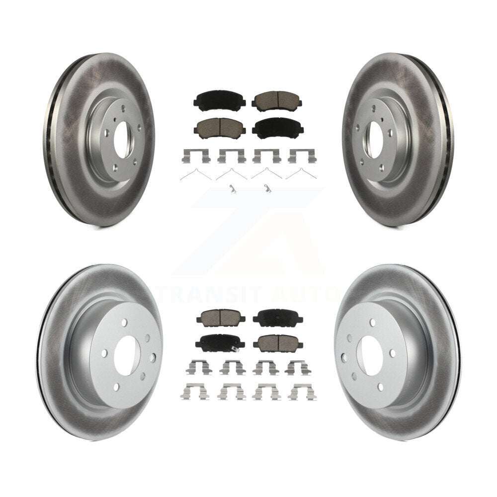 Transit Auto KGC-101171 Disc Brake Kit for 2009-2022 Nissan Maxima - Front and Rear