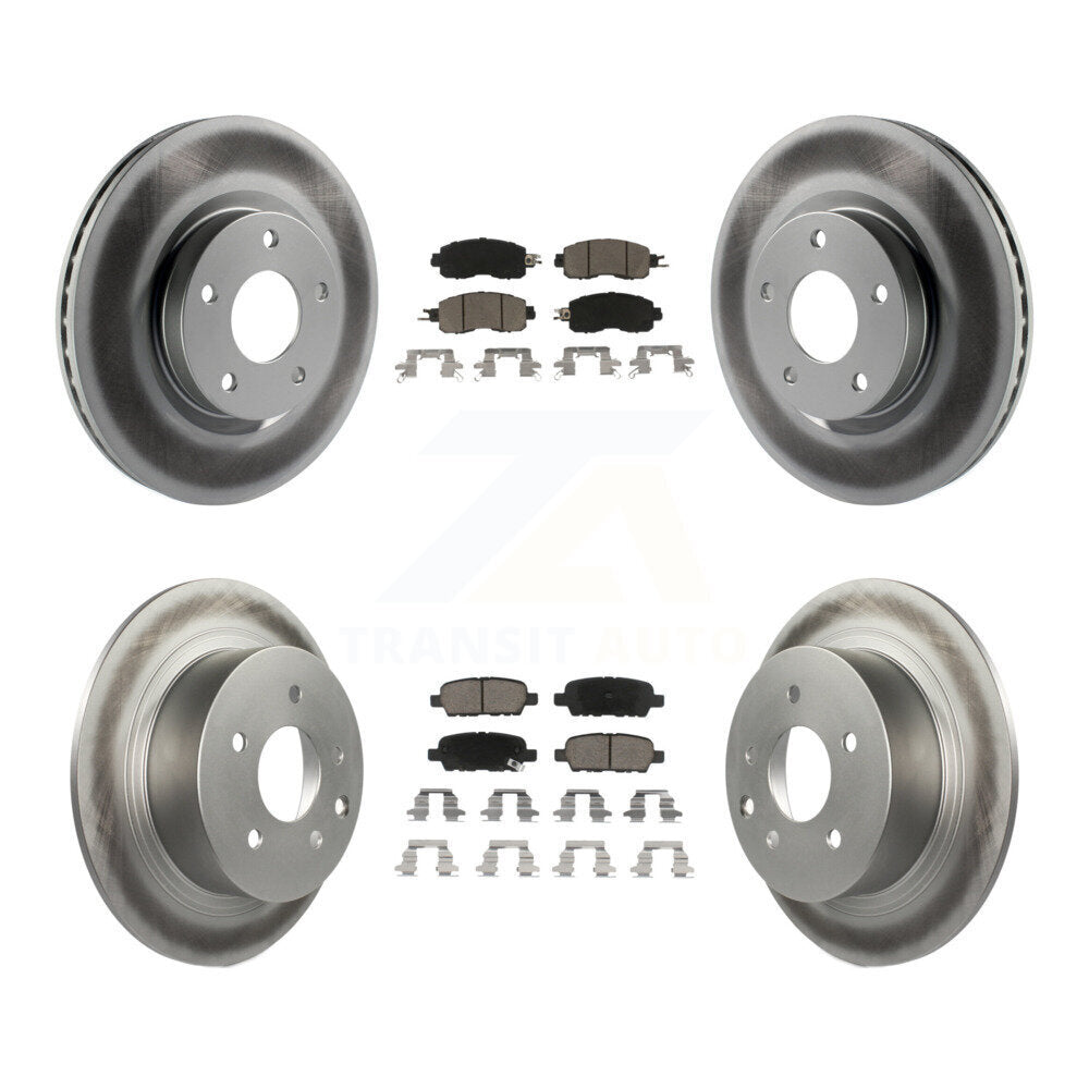Transit Auto KGC-101175 Disc Brake Kit for 2013-2023 Nissan Altima - Front and Rear