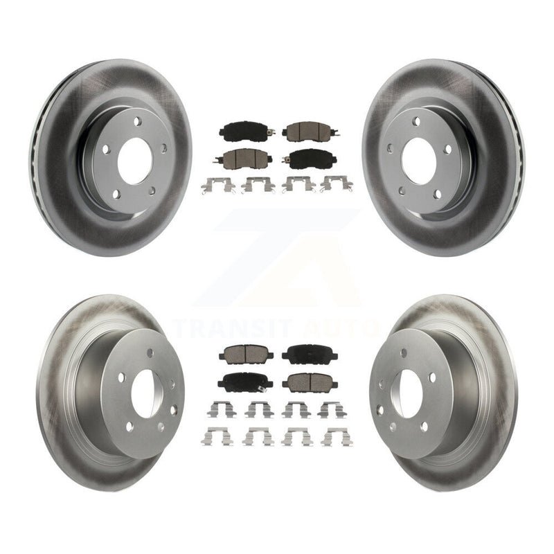 Transit Auto KGC-101175 Disc Brake Kit for 2013-2023 Nissan Altima - Front and Rear