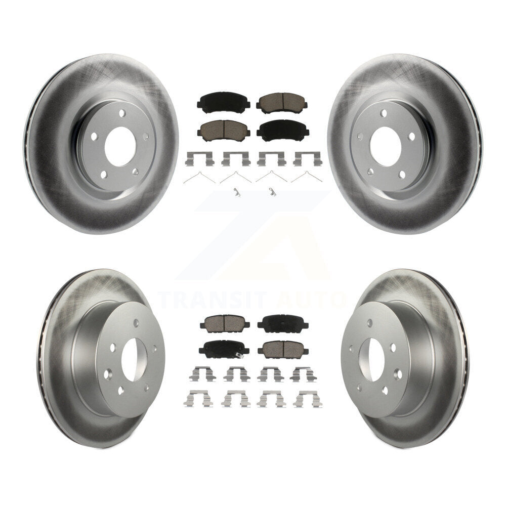 Transit Auto KGC-101176 Disc Brake Kit for 2014-2017 Nissan Juke - Front and Rear