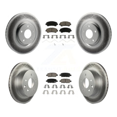 Transit Auto KGC-101176 Disc Brake Kit for 2014-2017 Nissan Juke - Front and Rear