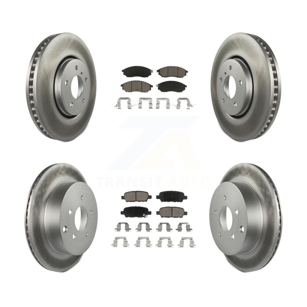 Transit Auto KGC-101177 Disc Brake Kit for 2006-2013 INFINITI FX37, INFINITI FX35, INFINITI FX45 - Front and Rear