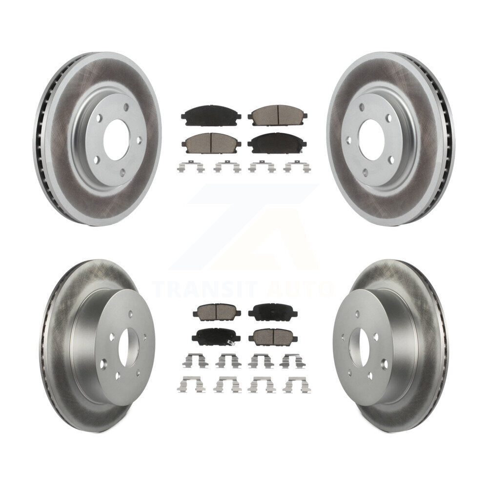 Transit Auto KGC-101178 Disc Brake Kit for 2004-2009 Nissan Quest - Front and Rear