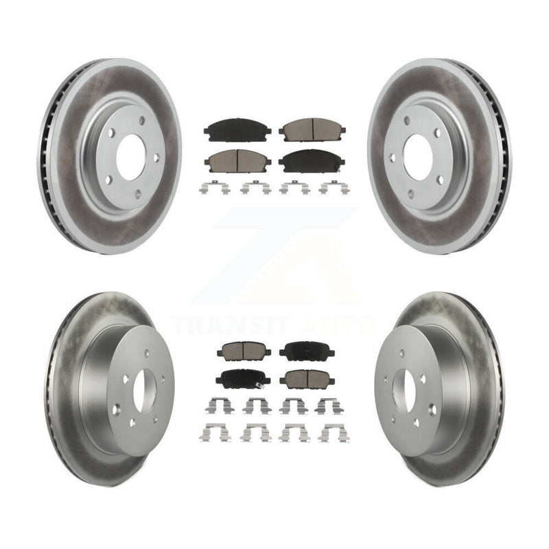 Transit Auto KGC-101178 Disc Brake Kit for 2004-2009 Nissan Quest - Front and Rear