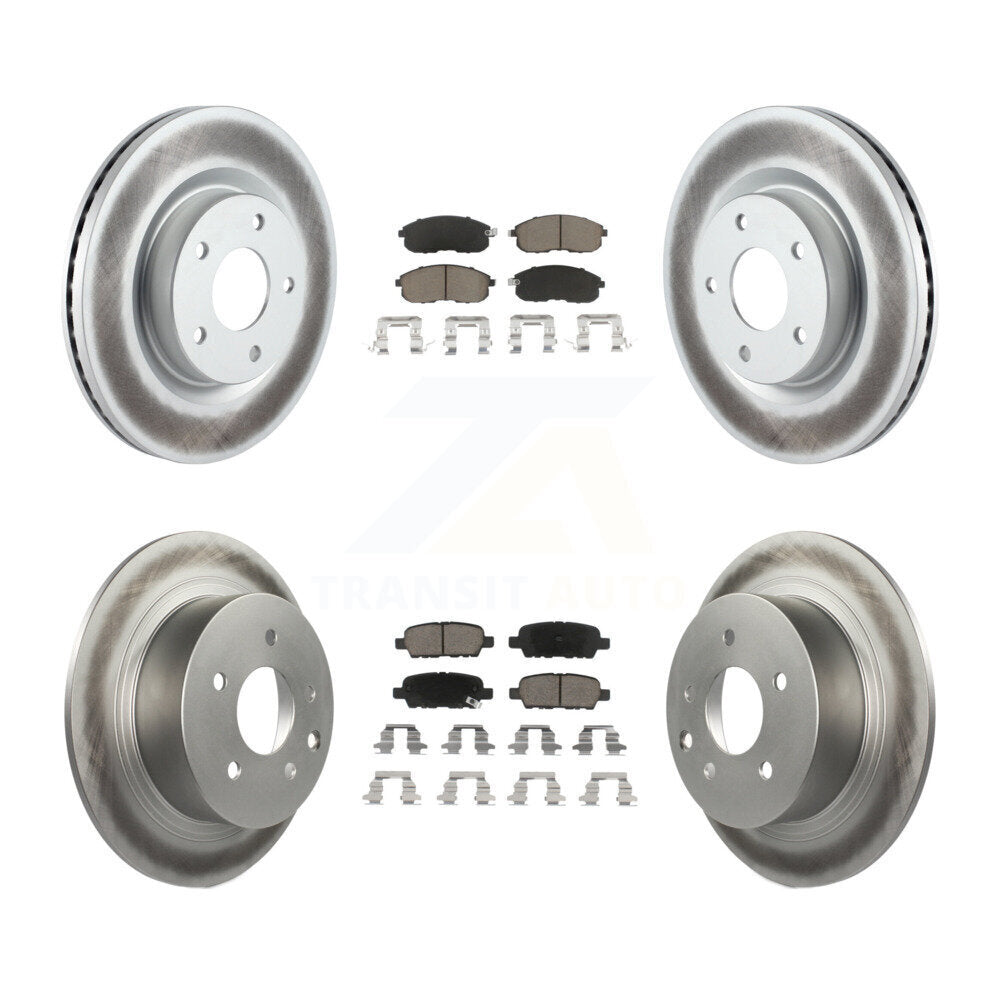 Transit Auto KGC-101179 Disc Brake Kit for 2007-2013 Nissan Altima - Front and Rear