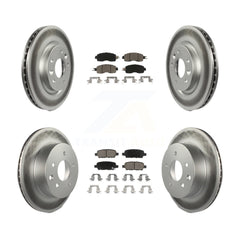 Transit Auto KGC-101181 Disc Brake Kit for 2014-2017 Nissan LEAF - Front and Rear