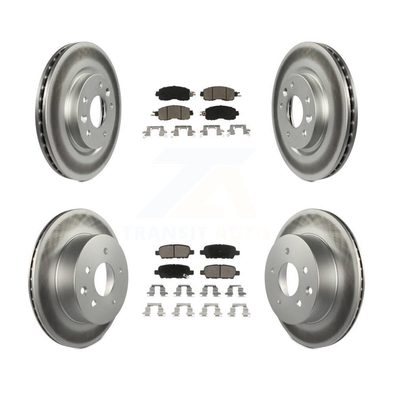 Transit Auto KGC-101181 Disc Brake Kit for 2014-2017 Nissan LEAF - Front and Rear