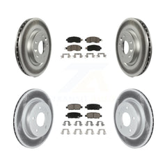 Transit Auto KGC-101187 Disc Brake Kit for 2017 Nissan LEAF - Front and Rear