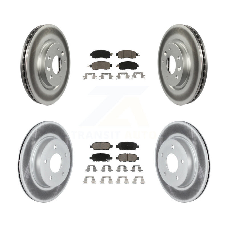 Transit Auto KGC-101187 Disc Brake Kit for 2017 Nissan LEAF - Front and Rear
