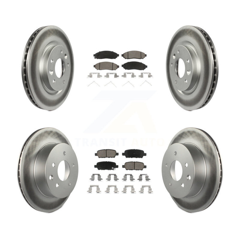 Transit Auto KGC-101188 Disc Brake Kit for 2015 Nissan LEAF - Front and Rear