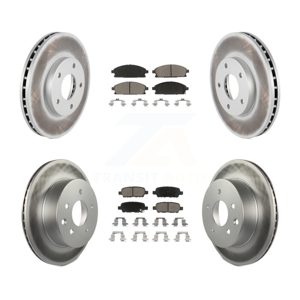 Transit Auto KGC-101189 Disc Brake Kit for 2005-2006 Nissan X-Trail - Front and Rear