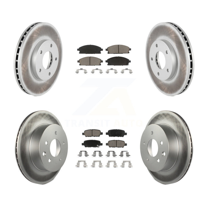 Transit Auto KGC-101189 Disc Brake Kit for 2005-2006 Nissan X-Trail - Front and Rear