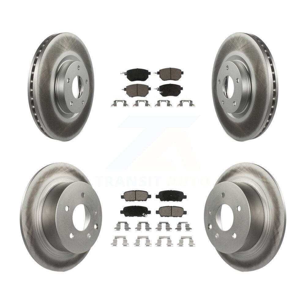 Transit Auto KGC-101190 Disc Brake Kit for 2004-2005 Nissan Altima, Nissan Maxima - Front and Rear