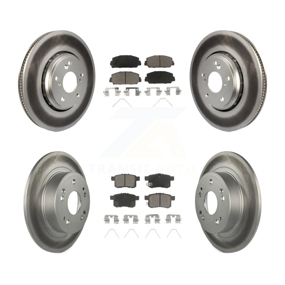 Transit Auto KGC-101192 Disc Brake Kit for 2016-2017 Honda Accord - Front and Rear