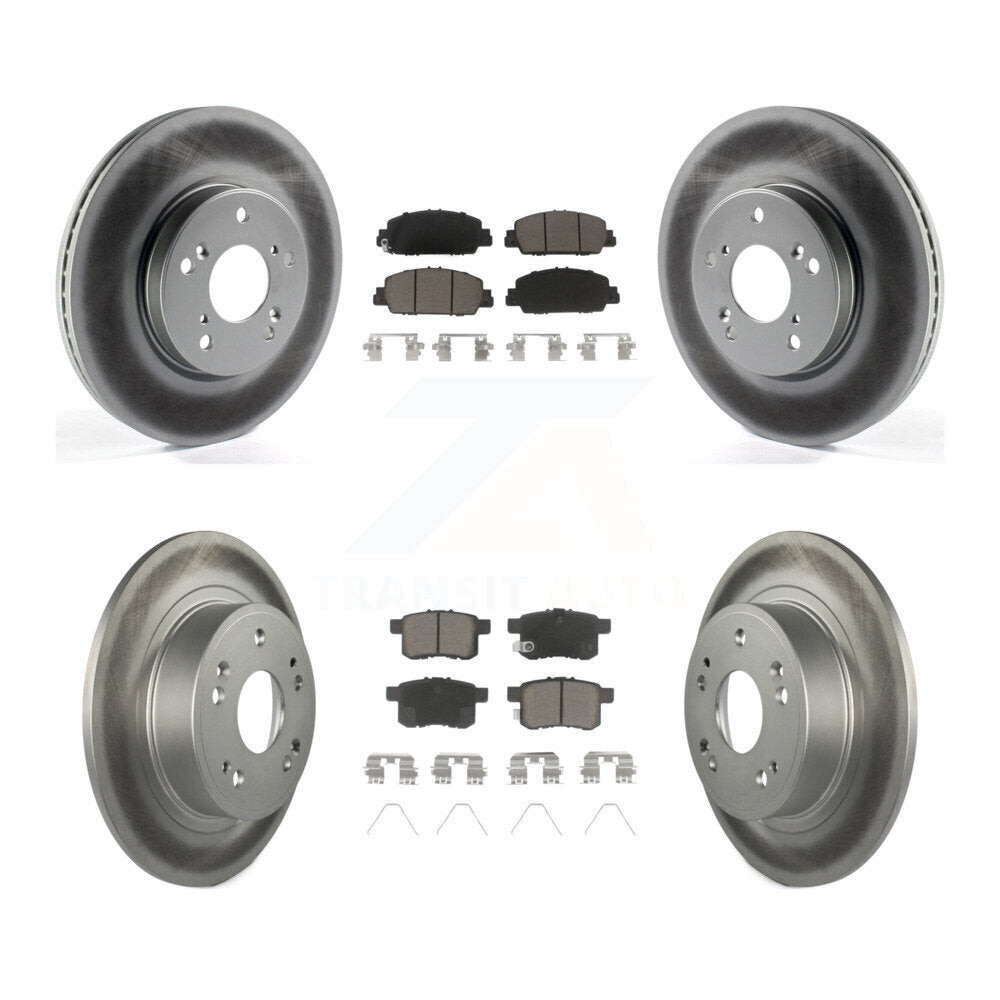 Transit Auto KGC-101193 Disc Brake Kit for 2013-2017 Honda Accord - Front and Rear