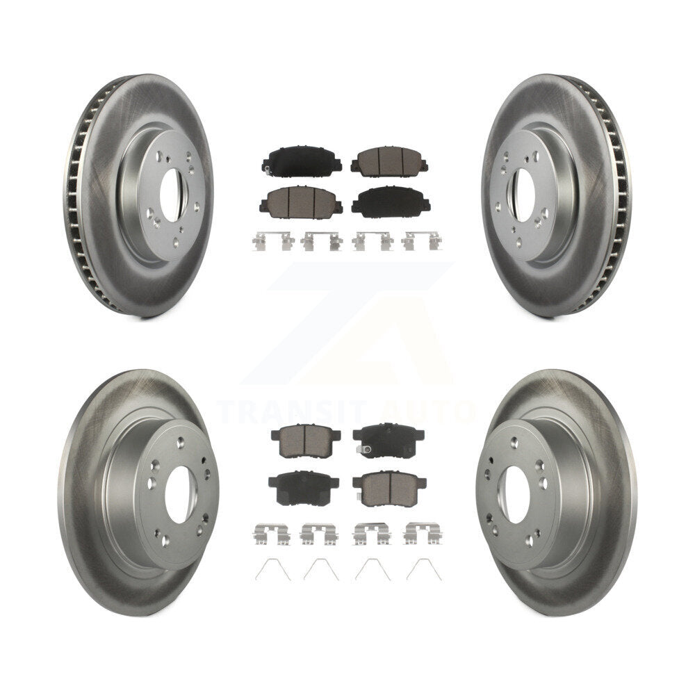 Transit Auto KGC-101194 Disc Brake Kit for 2013-2017 Honda Accord - Front and Rear