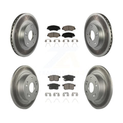 Transit Auto KGC-101195 Disc Brake Kit for 2008-2017 Honda Accord - Front and Rear